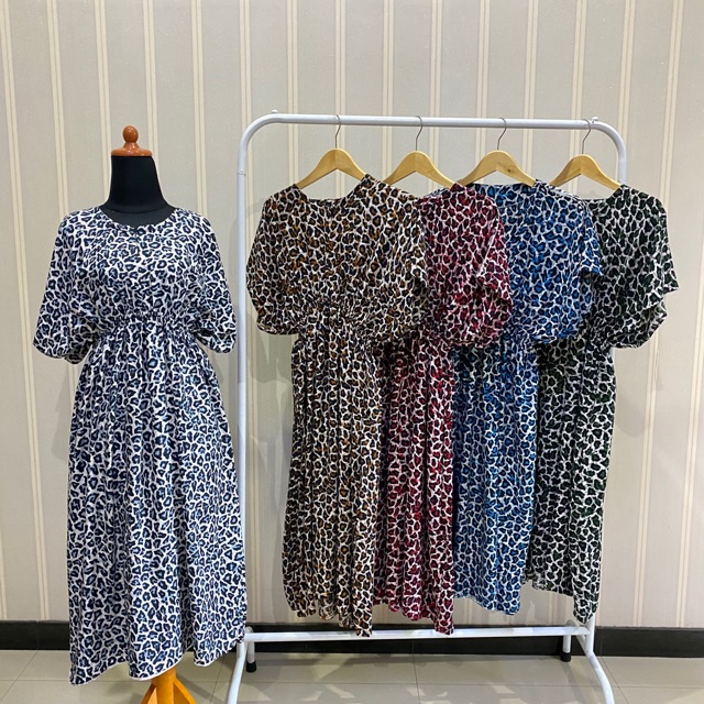 Daster Manohara Busui Motif Macam Leopard