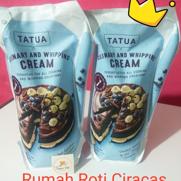 

TATUA CULINARY WHIPPING CREAM 1KG DIARY 1000GR NEW ZEALAND WHIPP CREAM - BARU