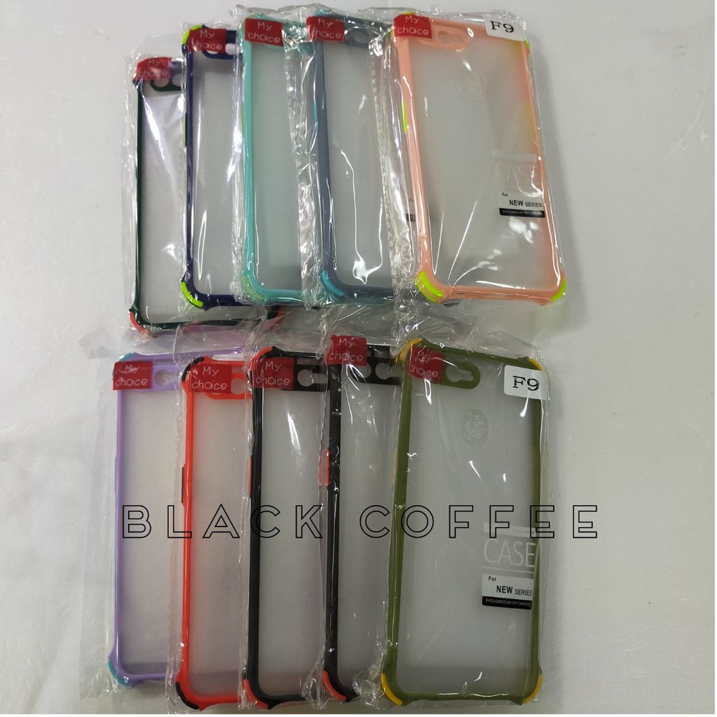 HYBRID COLOUR ANTI CRACK CASE OPPO F9 / F9 PRO