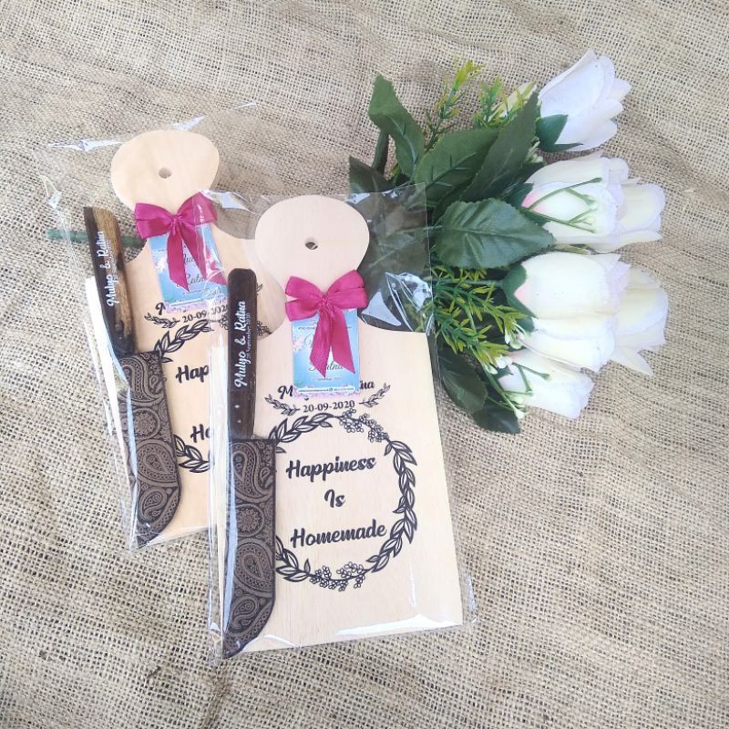 Telenan pisau souvenir hajatan unik cantik dan bermanfaat