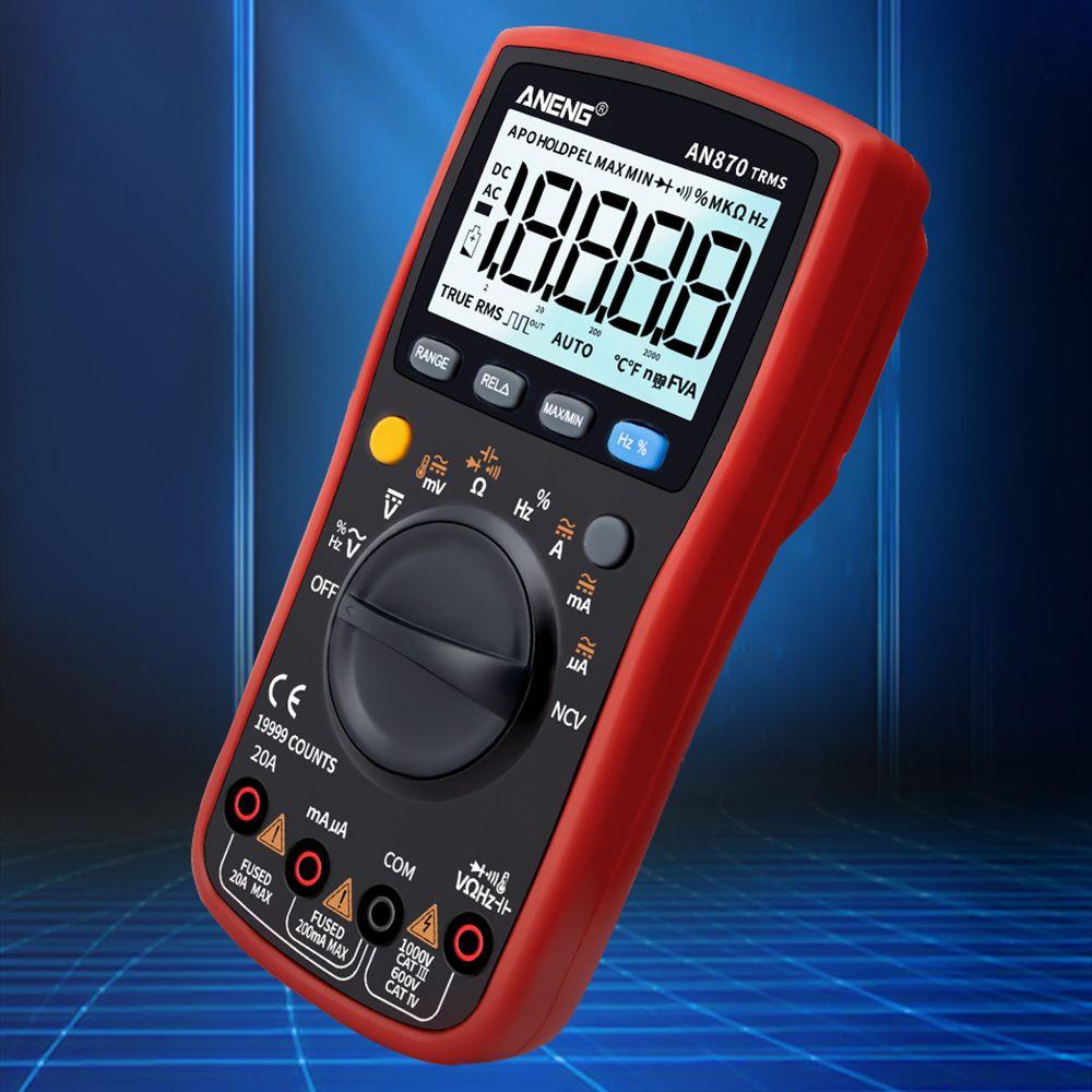 POPULAR Populer Digital Smart Multimeter Multifungsi 19999hitungan AC/DC Digital Profesional Meter