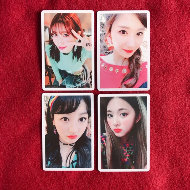 twice - signal benefit pc photocard [momo, sana, jihyo, mina, tzuyu]