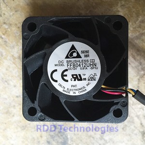 Cooling Fan 40x40x28mm 12V merk Delta