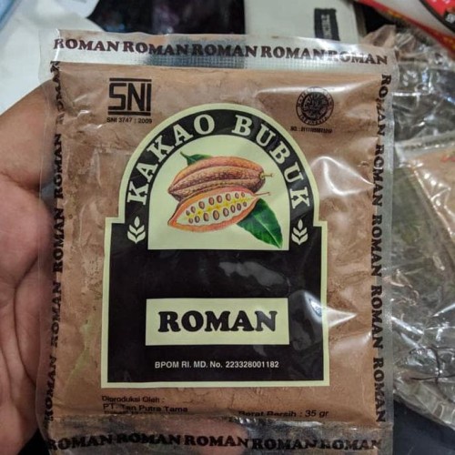 

Cokelat Bubuk Merk Roman Berat 35 gram