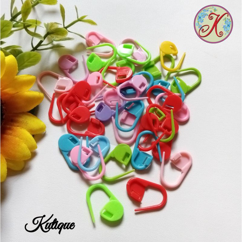 Peniti Plastik Penanda Rajut per 50pcs