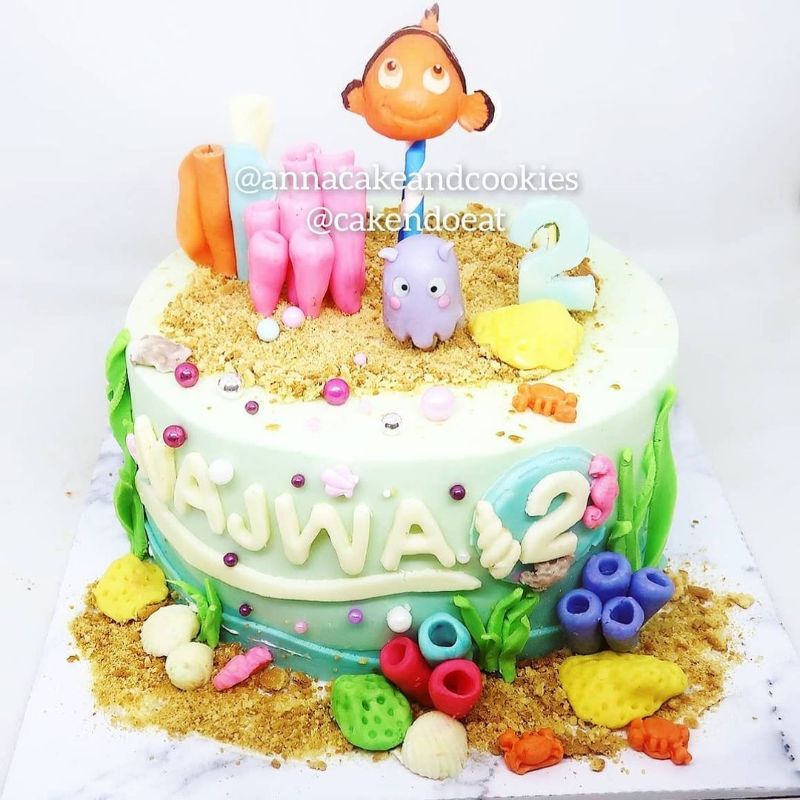 

cake Nemo custom cake bolu karakter bandung