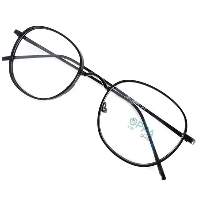 Frame Kacamata Korea Pria Wanita OPPA OP44 FBL Kotak Minus
