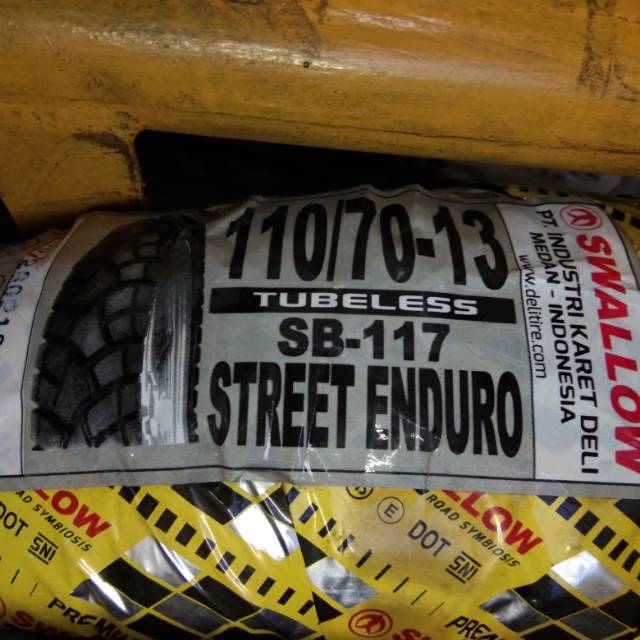 SWALLOW 110 70 13 STREET ENDURO BAN NMAX DEPAN UK STANDAR VELF RING13