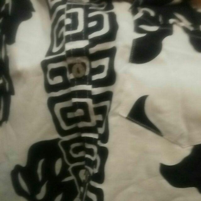 Kemeja 113 Es# Kemeja Batik Pria Dewasa Motif Bunga Bahan Katun Stretchy Slim Fit