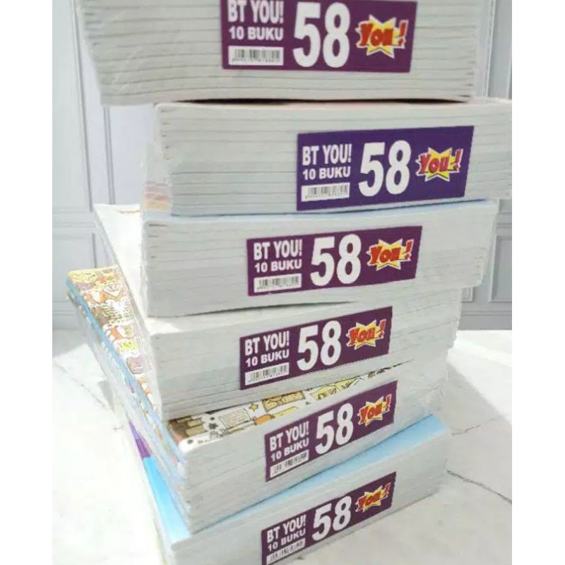 (10pcs) Buku Tulis okey Kiky Isi 58 Lembar Murah