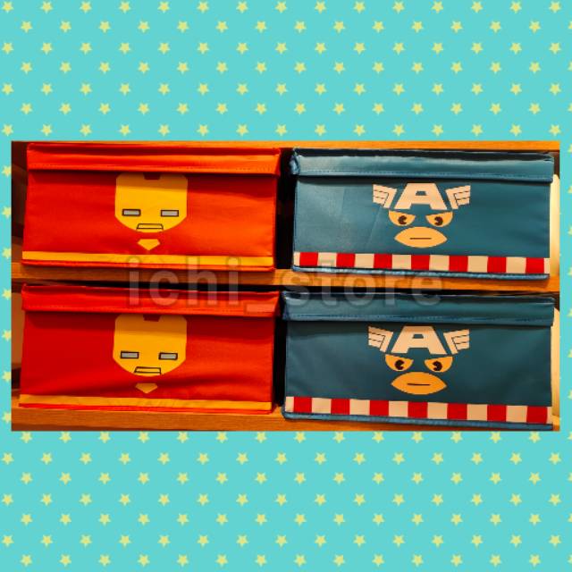 Kotak Penyimpanan Marvel x Miniso | Miniso Storage Organizer Marvel Series