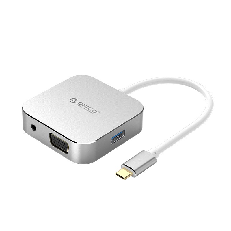 Orico XD-312 4in1 Type-C Hub HDMI+USB3.0+VGA+Audio Jack