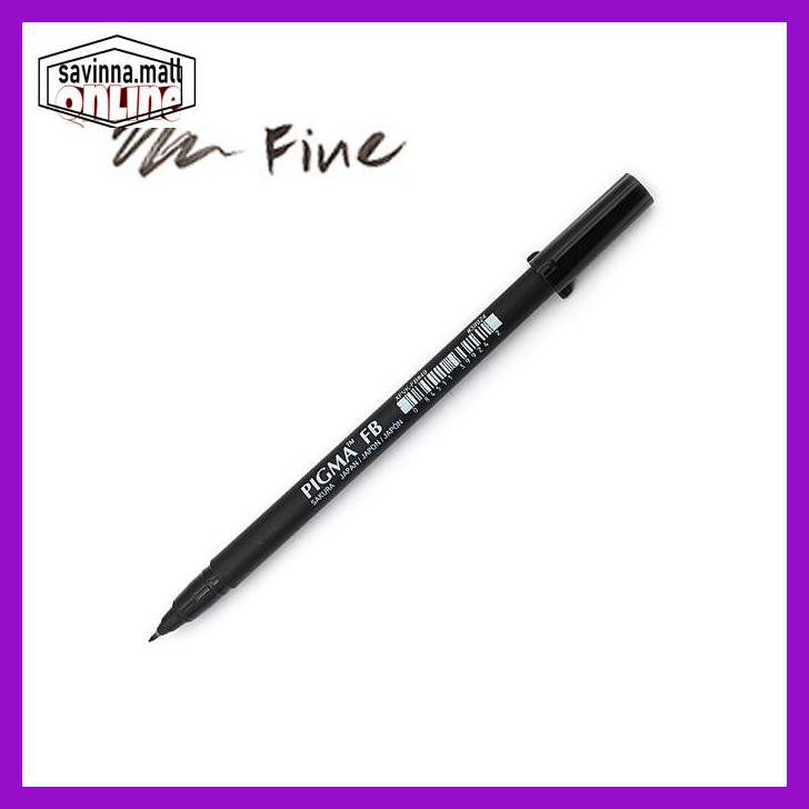 

U0Uo879- Sakura Pigma Professional Brush Pen - Fine - Black Y7Ry688-