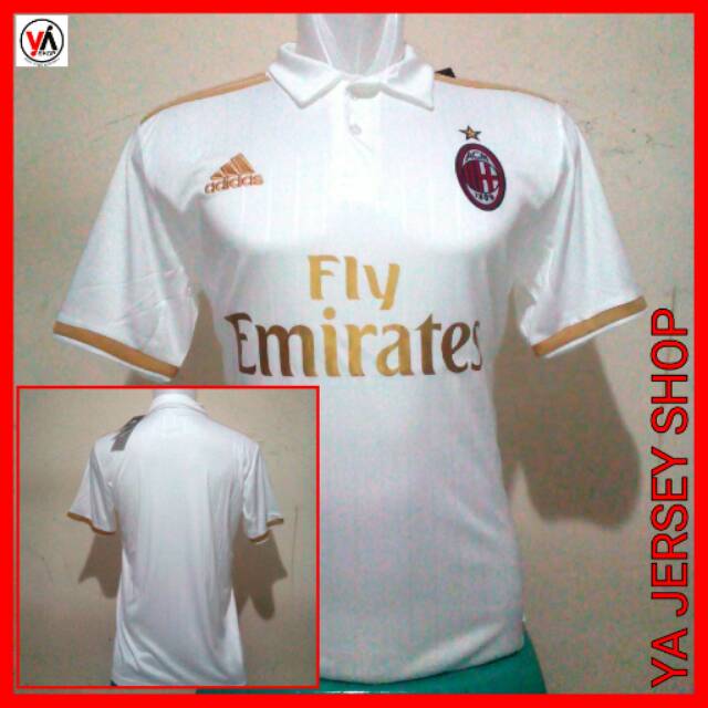 Jersey AC Milan Away 2016/2017 Grade Ori