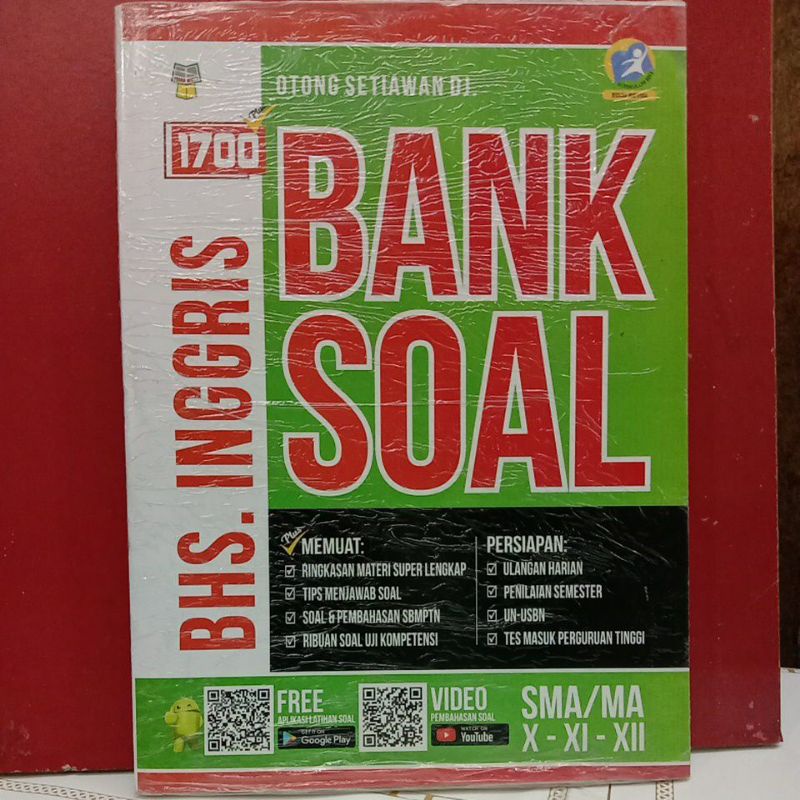 Buku Bank Soal - Buku 1700 Plus Bank Soal Bahasa Inggris SMA Kurikulum 2013 Revisi