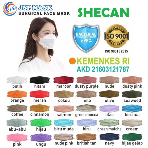 Masker Surgical Face Mask Evo Korea Masker JSP Mask isi 25pcs