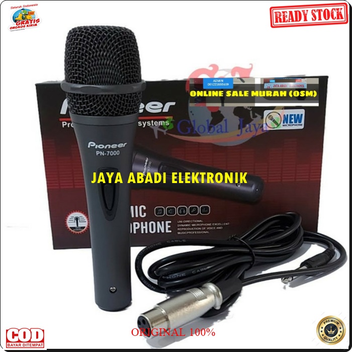 G474 PIONNER MIC HANDLE KABEL BAHAN FULL BESI DYNAMIC MICROPHONE VOKAL ARTIS AUDIO SOUND BEST SISTEM PROFESIONAL PENGERAS SUARA JERNIH DAN SENSITIF COCOK UNTUK SEGALA JENIS ACARA PANGGUNG TINGGAL COLOK KE AUDIO HARGA TERJANGKAU