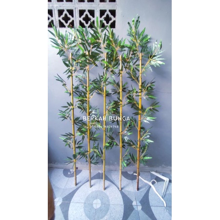 Batang Bambu Artificial Partisi Penyekat Ruangan 170cm/Tanaman bambu cendani Dekorasi Hiasan Rumah