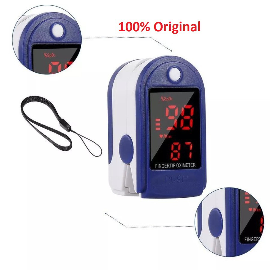 Pulse Oxymeter Fingertip Pulse Oksigen Meter SpO2 Pulse Oximeter