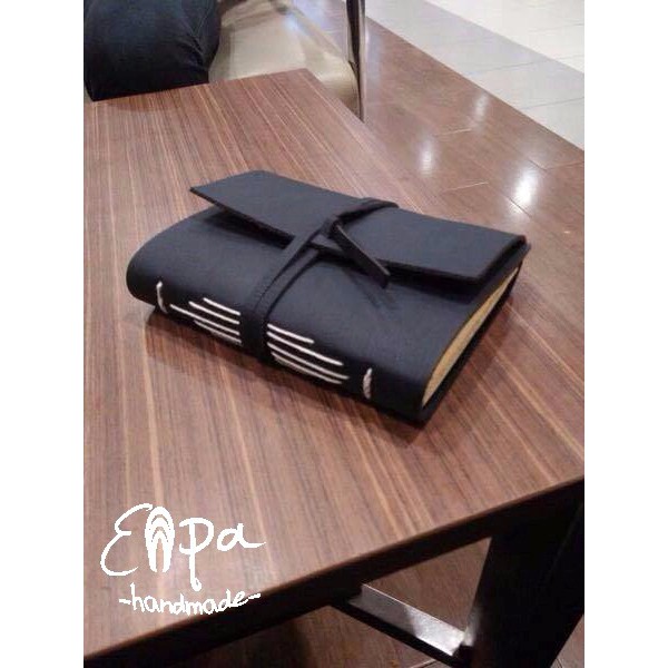 

Istimewa Bookbinding Journal Book Buku Catatan Hitam Elegant