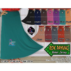 ROK PAYUNG - ROK PANJANG POLOS