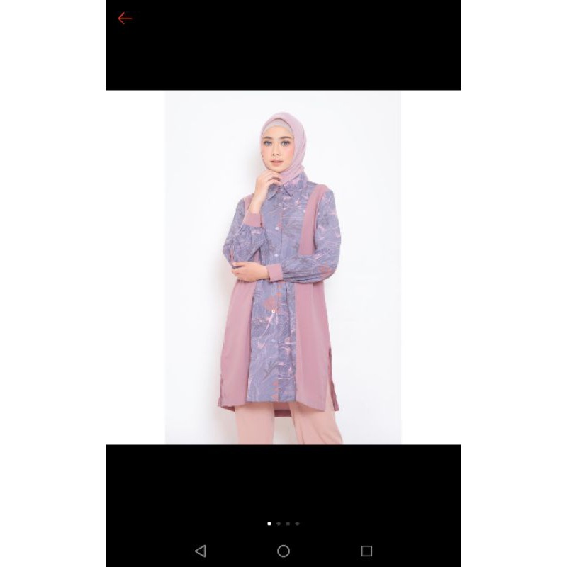 ZM Zaskia Mecca Mala Purple Tunik Jelita Indonesia Edisi Derawan (Defect)