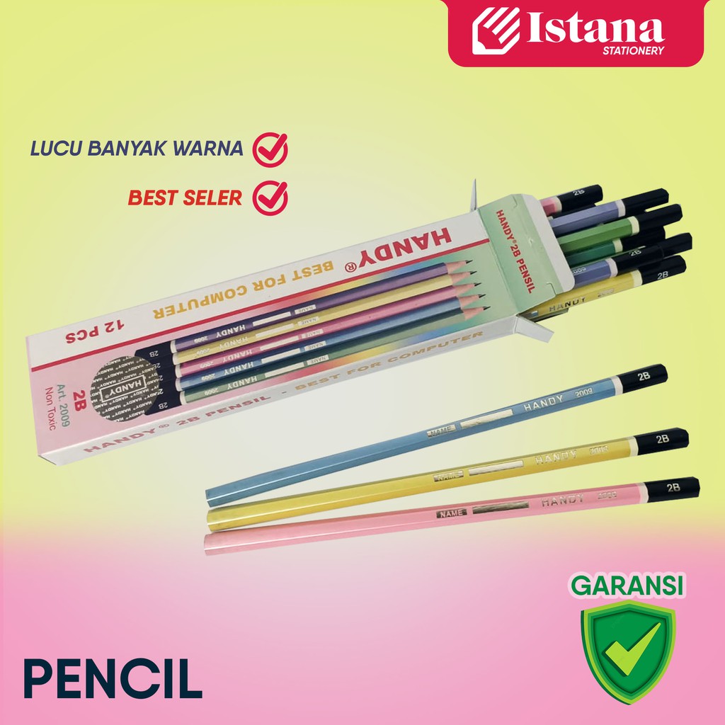 

[TERMURAH] PENSIL HANDY ORIGINAL 2B / PENSIL KOMPUTER
