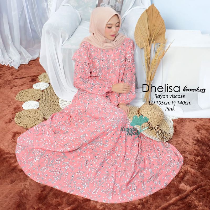 dhelisa home dress rayon ori royale