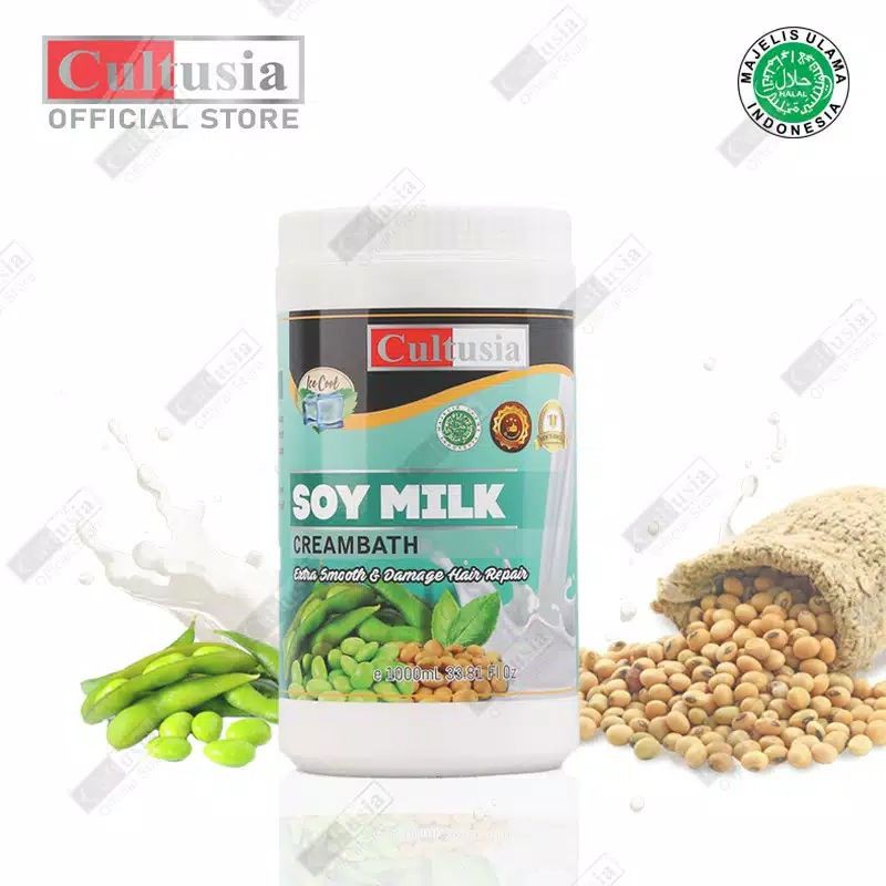 CULTUSIA CREAMBATH SOY MILK 1000ML