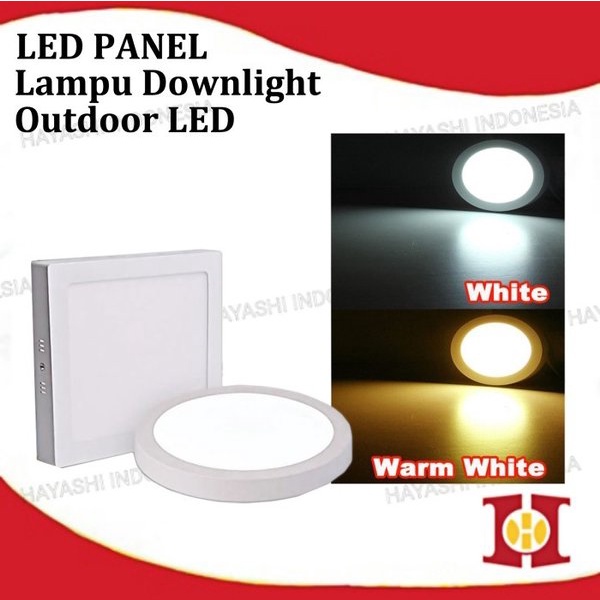 Lampu Downlight 12W 18W Lampu LED Panel Surface Light Outdoor