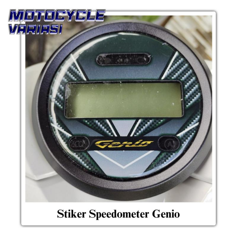 Stiker Genio Stiker Speedometer Genio Cover Spidometer Genio