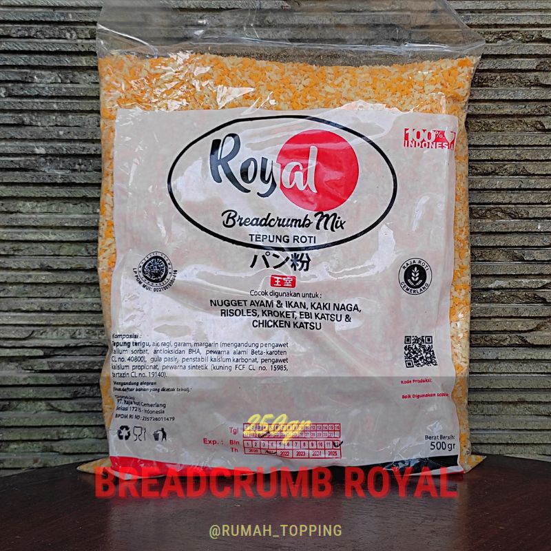 

Promo Terlaris Tepung Roti Royal / Bread Crumb