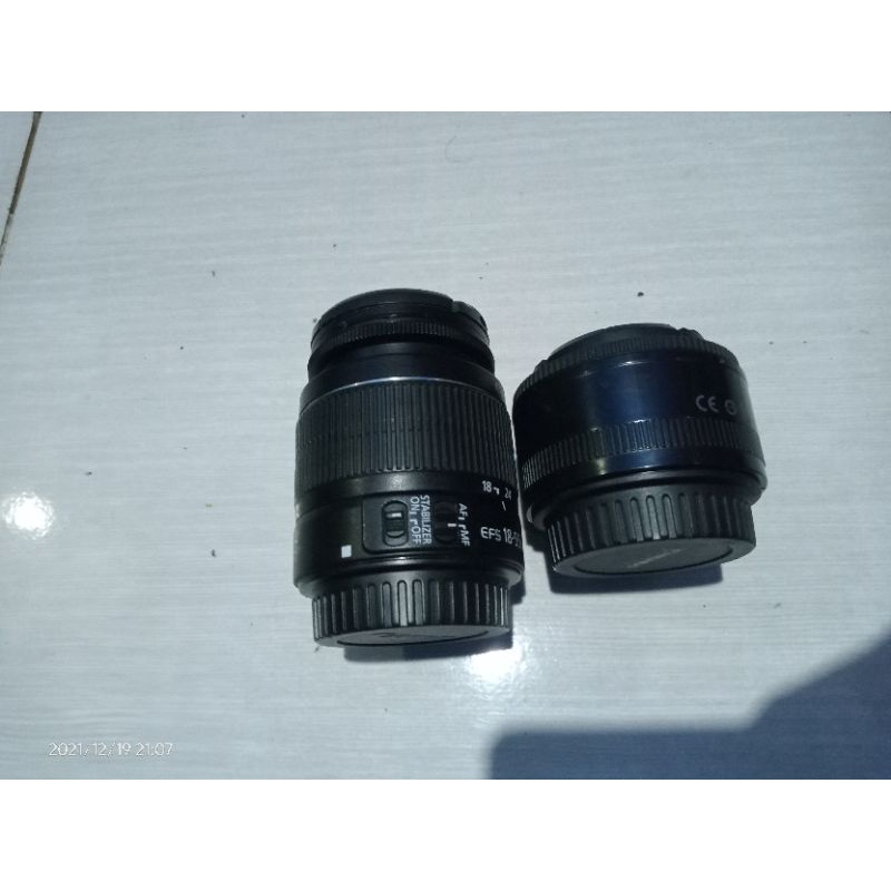 kamera Canon 60D dan lensa fix 50mm stm