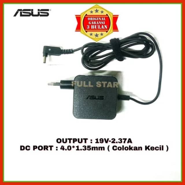 Adaptor Charger Laptop Asus 19V 1.75A 4.0X1.35mm ORI X441N X441 X441U X441UV X441UA X441S X441SC X441SA X441M X441MA X441BA X441UA A407 A407M A407MA A407U A407UA A407UF X407U A409 E402 E402N E402M E402S E402SA X540S X540SA X540L A416M A416MA A412 A416J