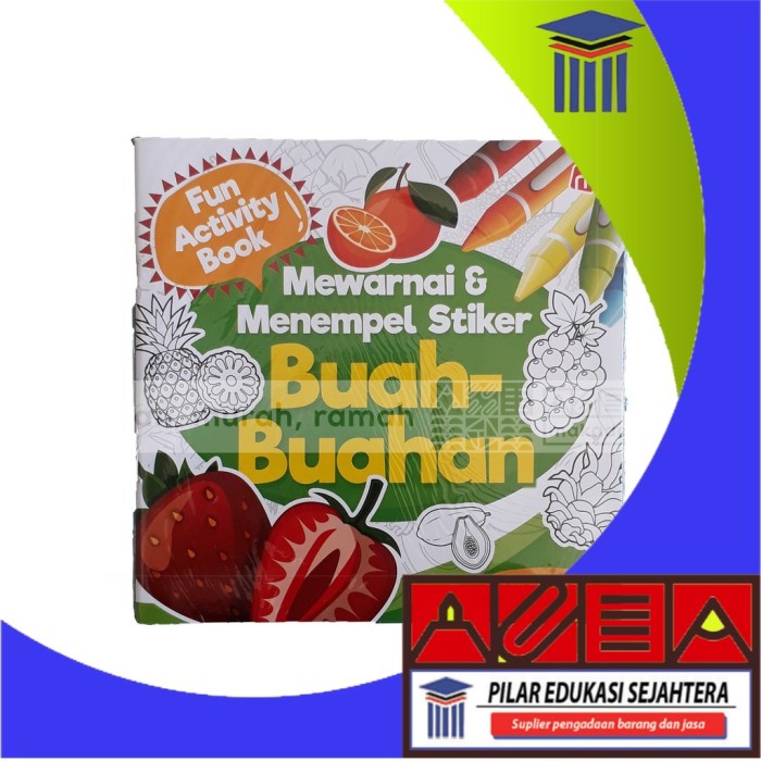 BUKU MENGGAMBAR / MEWARNAI / ACTIVITY BUAH BUAHAN MURAH