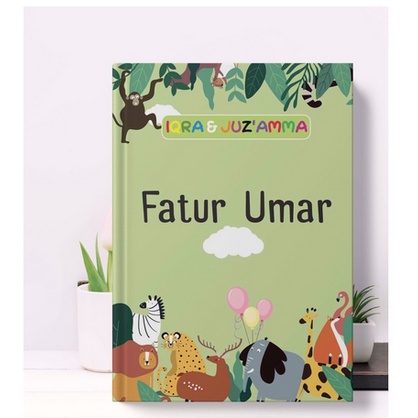 IQRO MILLENIAL CUSTOME NAMA ANAK TERMURAH TERLARIS HARD COVER DAN SOFT COVER