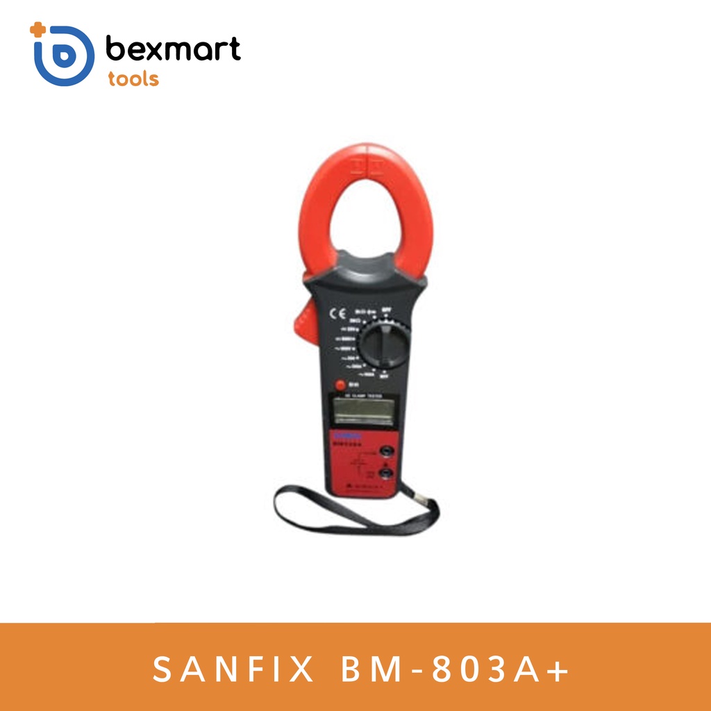 Digital Ampere Clamp Meter AC/DC 1000A Sanfix BM803A+