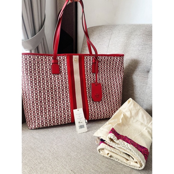 Preloved Tory Burch Gemini Link Tote Liberty Red