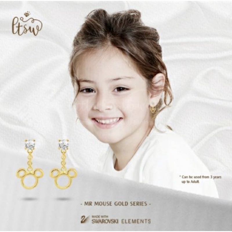Littlethingshewear Anting Anak MR. MOUSE 0.79gr