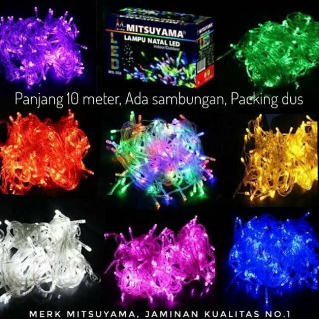 [COD] LAMPU HIAS TUMBLER + SAMBUNGAN 10METER LAMPU NATAL