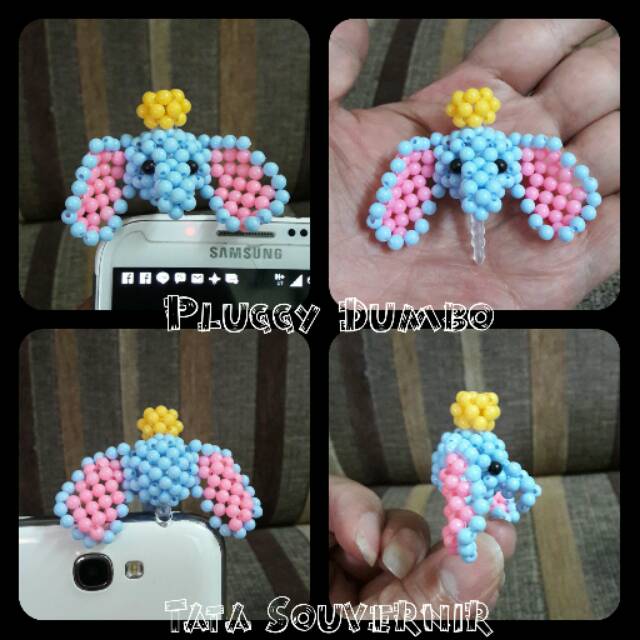 Pluggy / Earplug / Gantungan Hp Dumbo