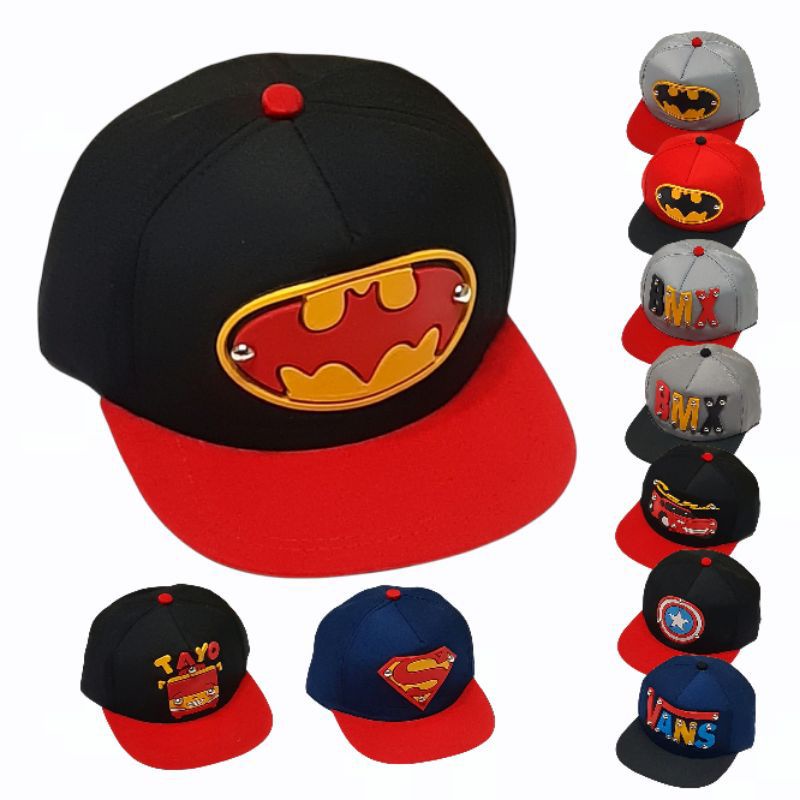 topi hip hop anak laki laki keren usia 3-4 tahun