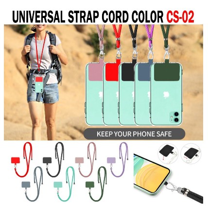 Tali Gantungan HP Phone strap Lanyard dengan kait Tali Gantungan HP Case Kunci Di leher Universal