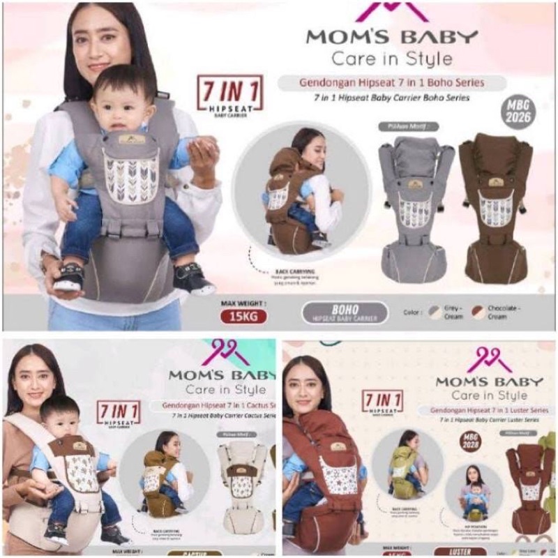Momsbaby hipseat seri cactus
