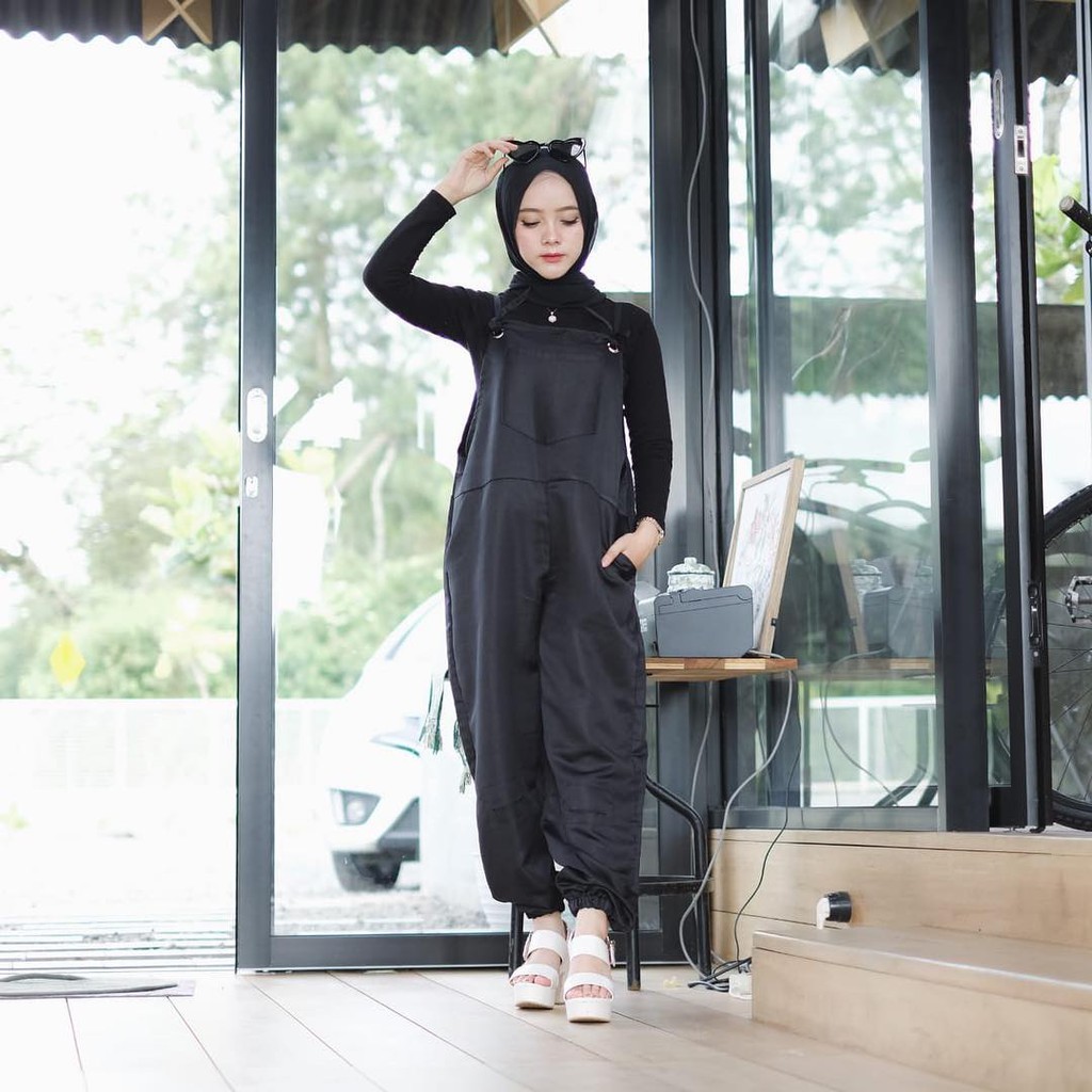 SF Queen Overall Original Koleksi Terbaru Termurah Baju Wanita Lucu Kekinian Modis Modern Casual