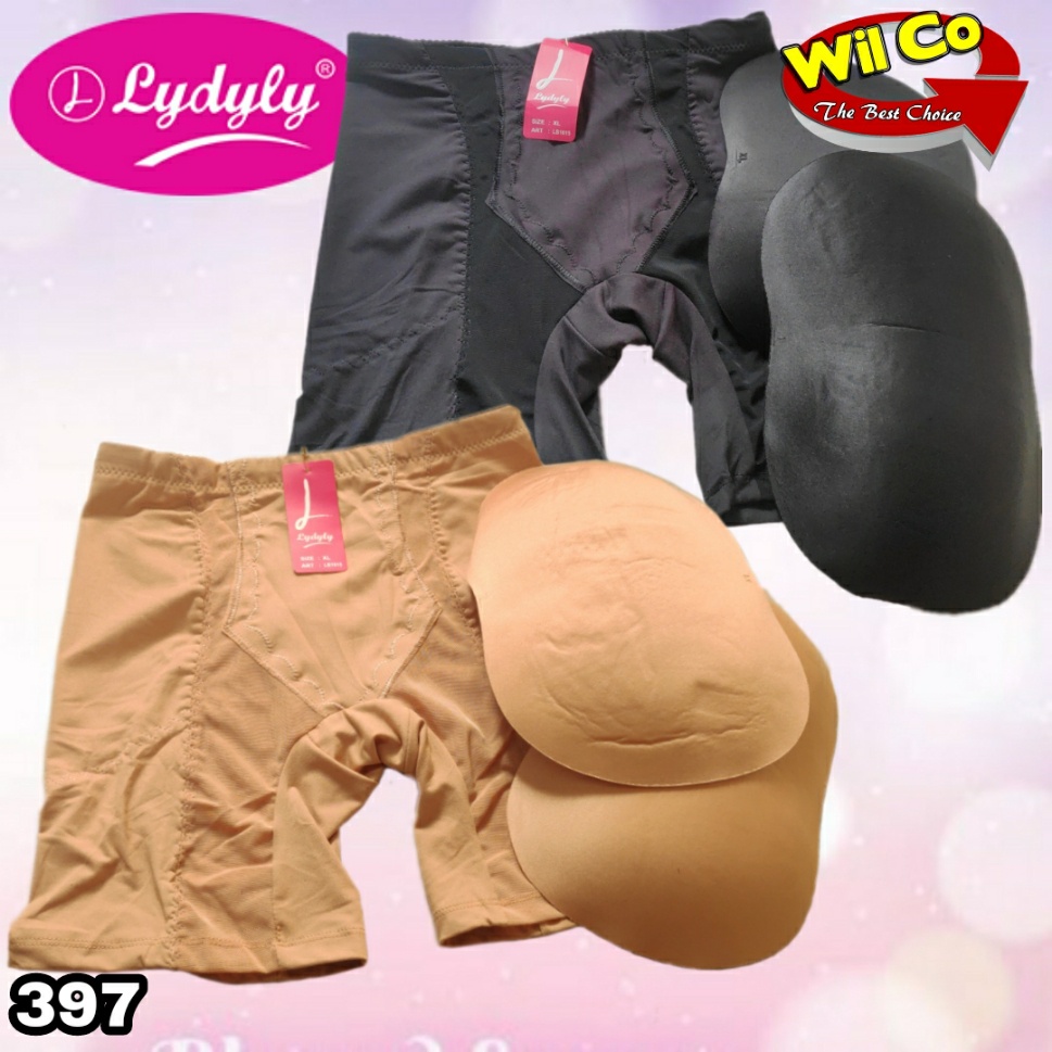 K397 - (Harga Per 1Pcs) CELANA BUSA WANITA SHAPEWARE LYDYLY PAKAIAN DALAM WANITA CD BUSA PEMBENTUK BOKONG SEXY BUSA PANTAT &amp; PAHA