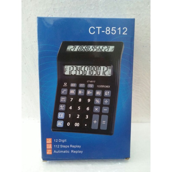 

calculator 2 layar 12 digit CITIZEN CT-8512