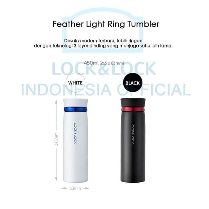 *BIG SALE* Lock &amp; And n Lock LOCK&amp;LOCK LHC4131 Feather Light Ring Vacuum Tumbler 450ml / 450 ml