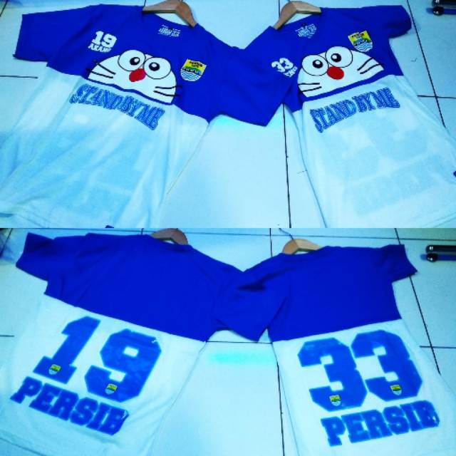 Geser foto Kaos persib couple bisa request nama sendiri