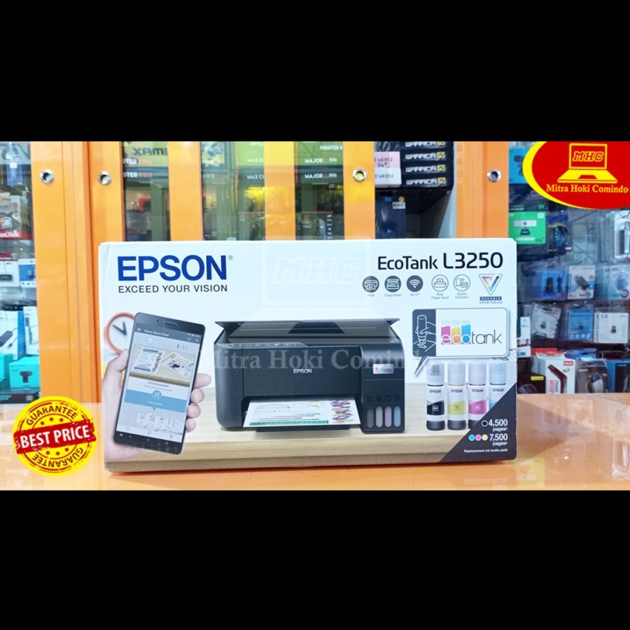 Printer Epson L3250 L-3250 PENGGANTI L3150 GARANSI RESMI TINTA ORI